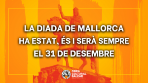 Un centenar d’historiadors dona suport al manifest de l’Obra Cultural Balear en defensa del 31 de desembre