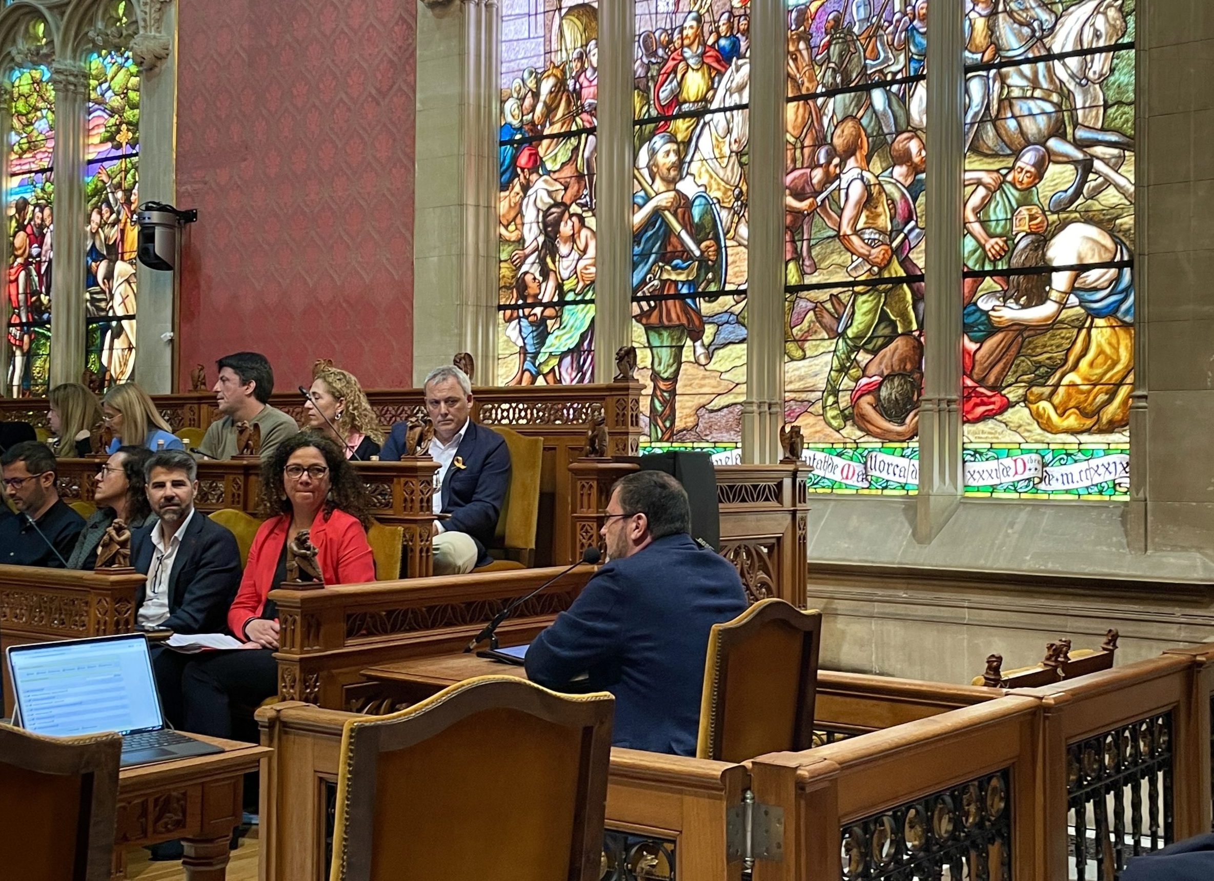 Intervenció del president de l’OCB, Antoni Llabrés, en el ple del Consell de Mallorca