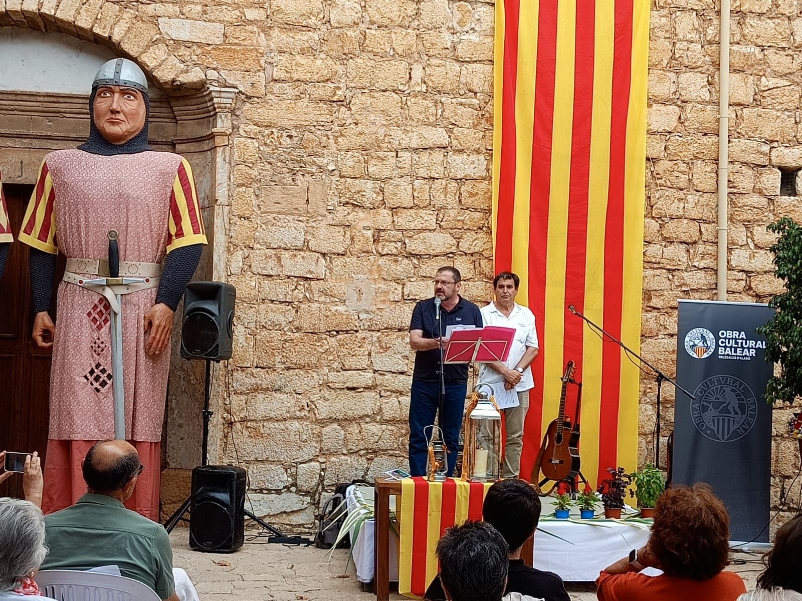 Intervenció d’Antoni Llabrés, president de l’OCB, a l’acte de rebuda de la Flama del Canigó a Alaró