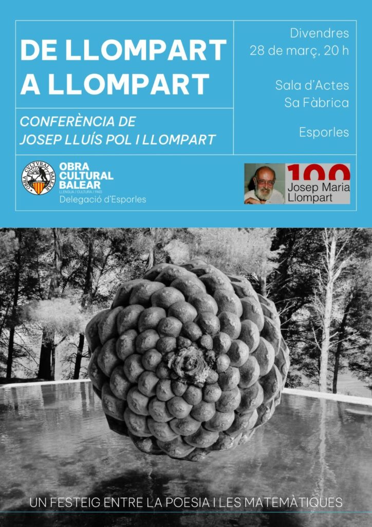 Conferència “De Llompart a Llompart” a càrrec de Josep Lluís Pol