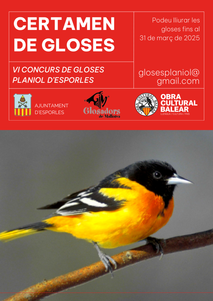 VI Concurs de gloses Planiol d’Esporles