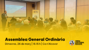 Convocatòria Assemblea General de Socis 2025