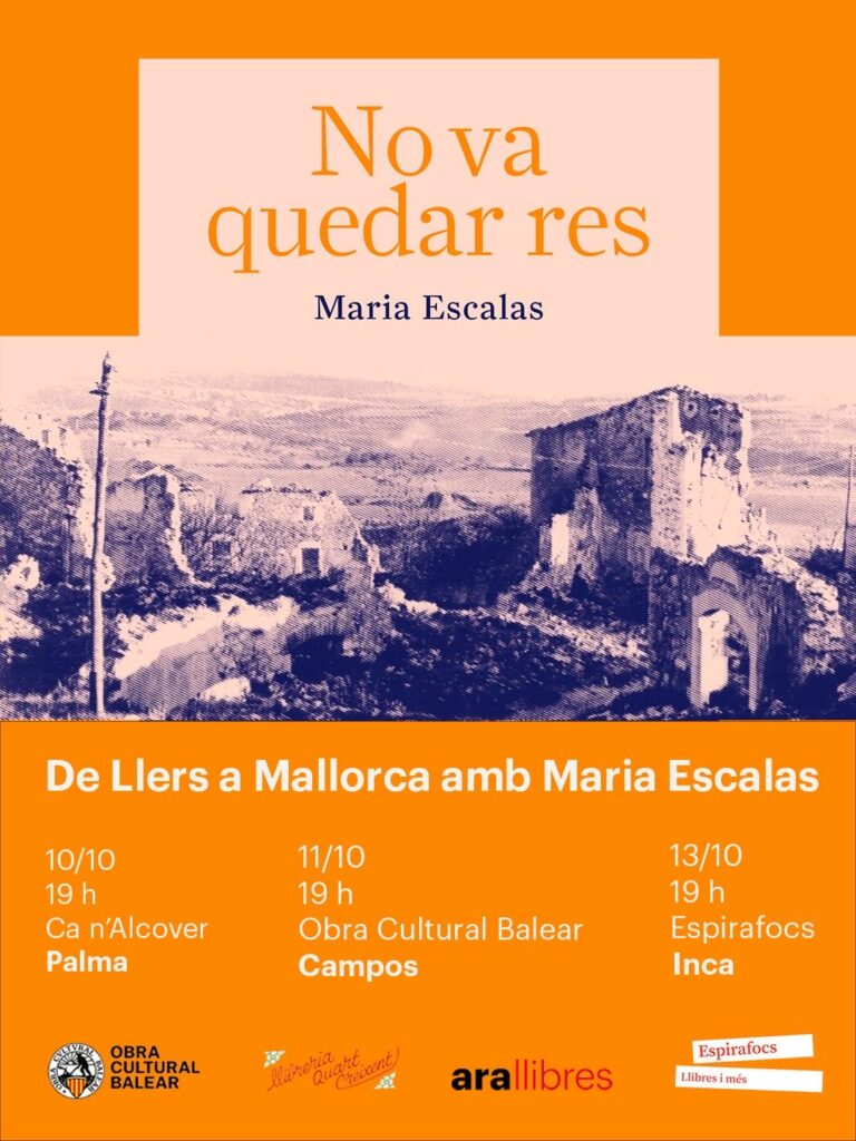 Presentació del llibre “No va quedar res: Llers, el poble que va volar pels aires” de Maria Escalas