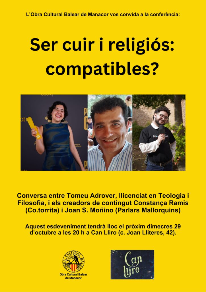 Conferència “Ser cuir i religiós: compatibles?”
