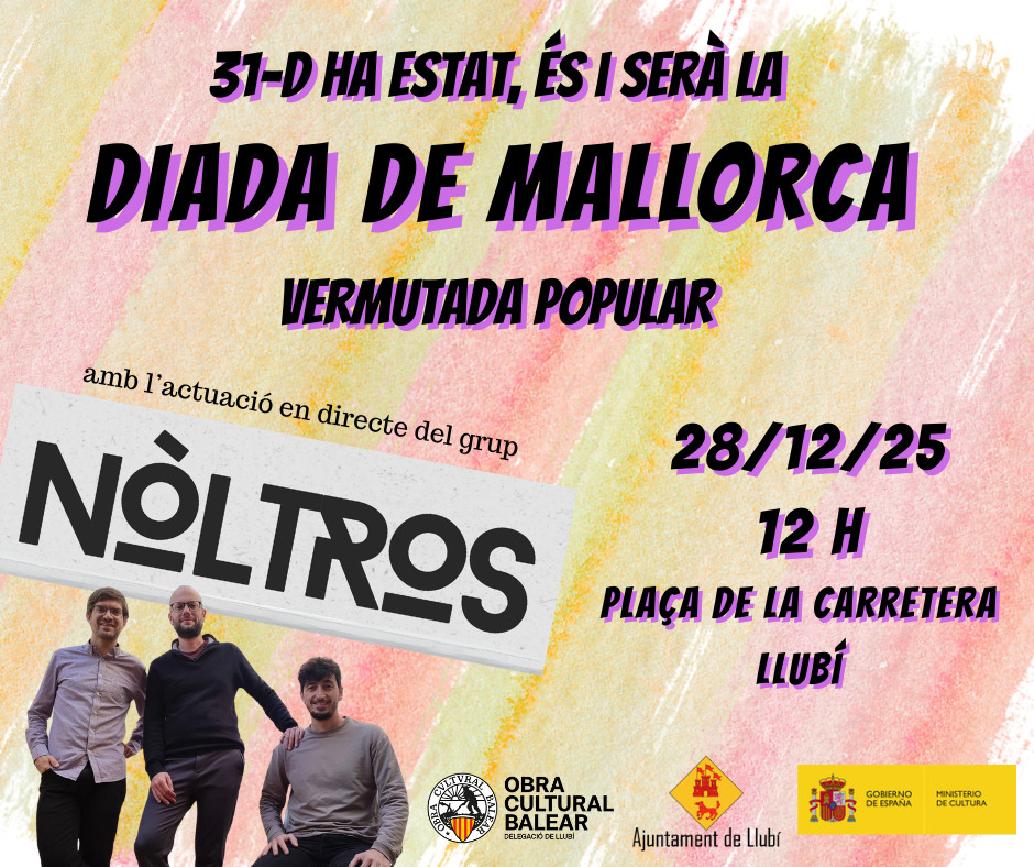 Diada de Mallorca – Vermutada popular i concert amb Nòltros