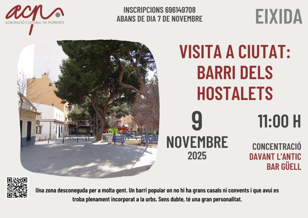 Visita a Ciutat: barri dels Hostalets