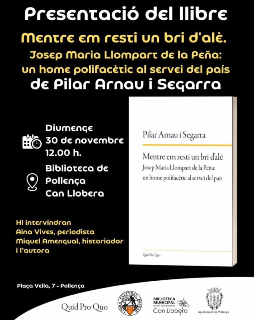 Presentació del llibre “Mentre em resti un bri d’alè”