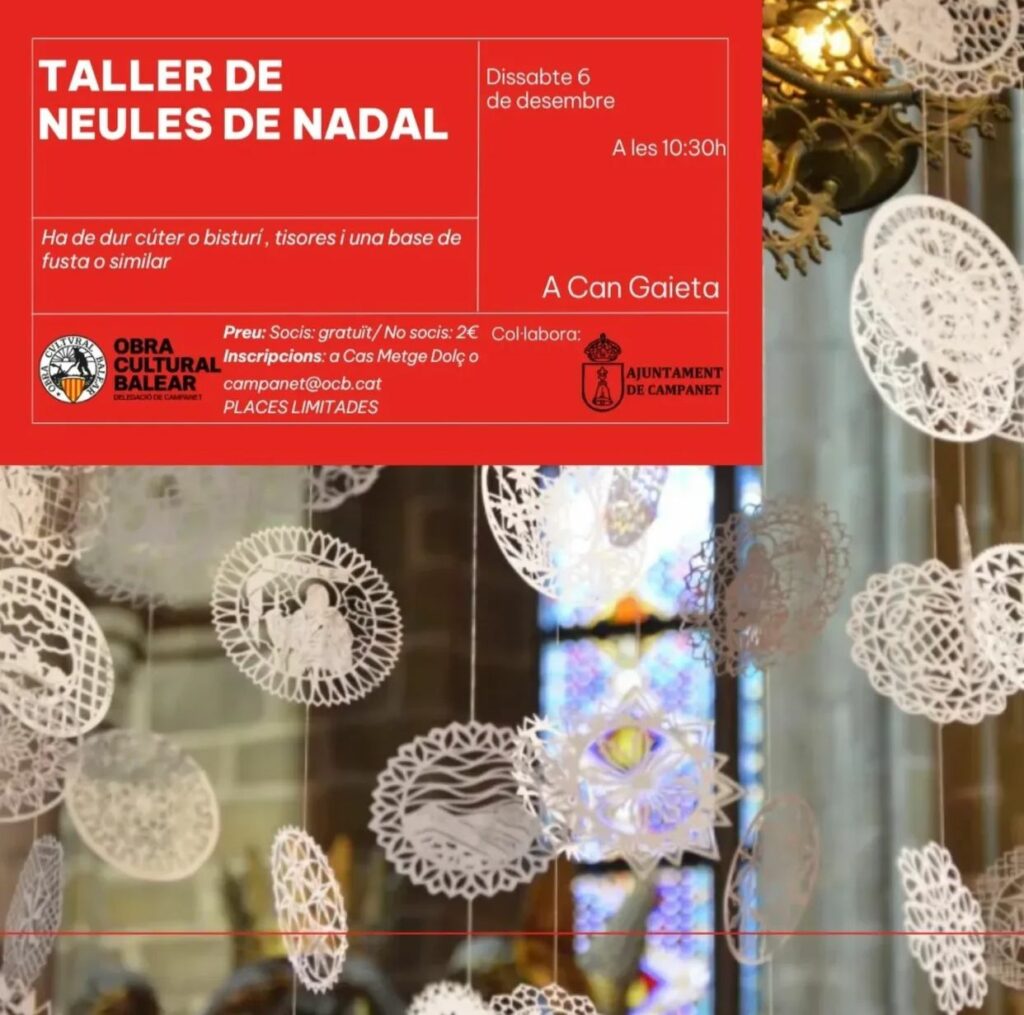 Taller de neules de Nadal