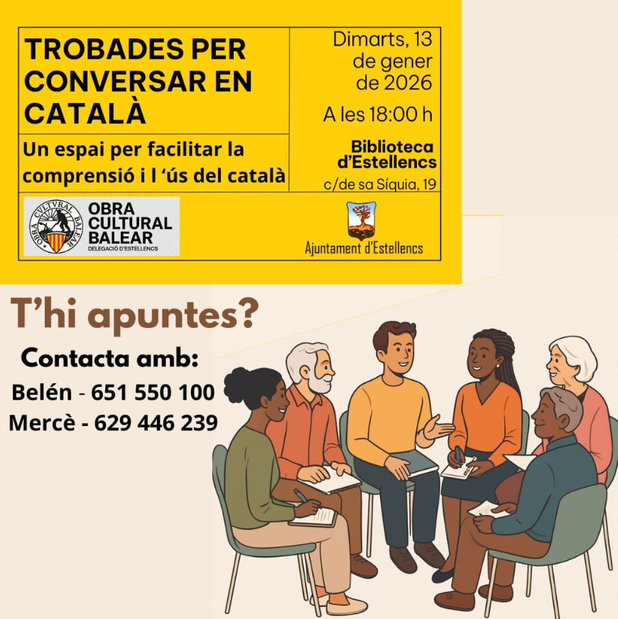 Trobades per conversar en català