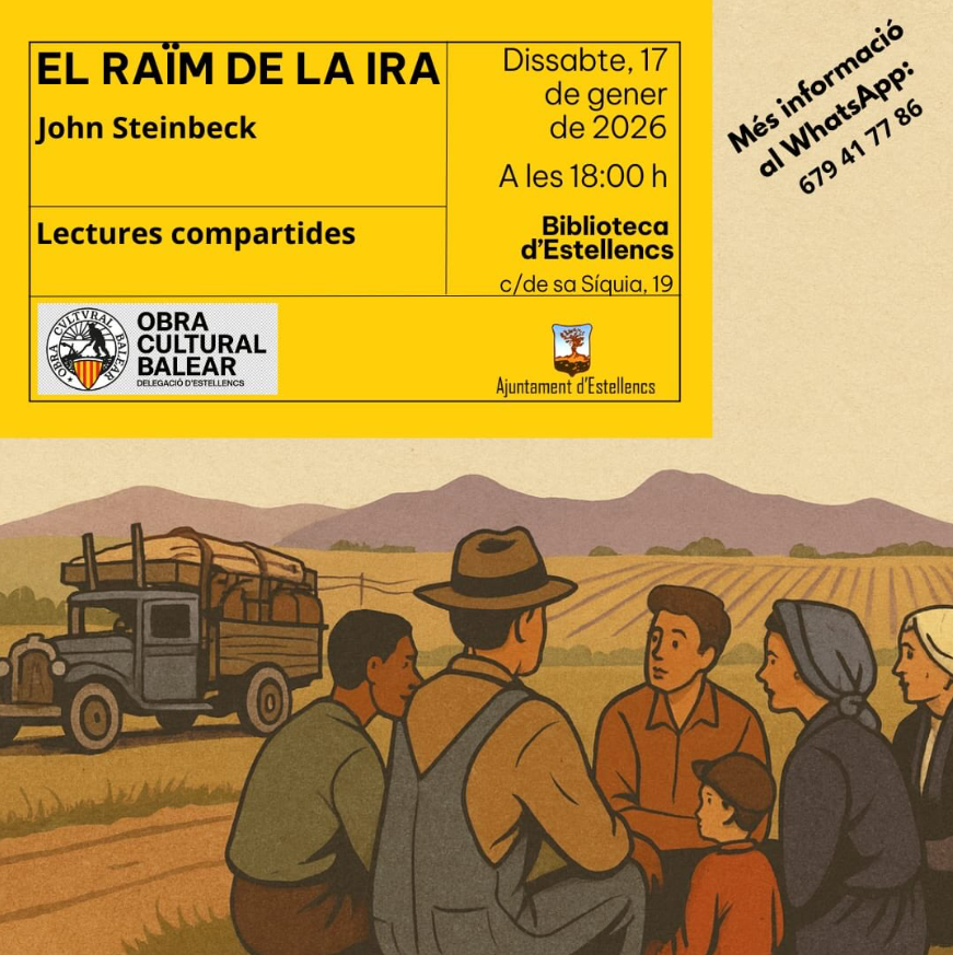 Club de lectura – “El raïm de la ira”, de John Steinbeck
