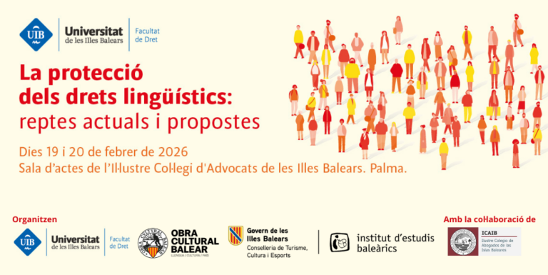 Experts juristes debatran a Palma sobre la protecció dels drets lingüístics