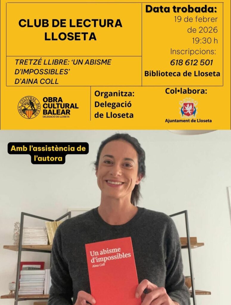 Club de lectura – “Un abisme d’impossibles” d’Aina Coll