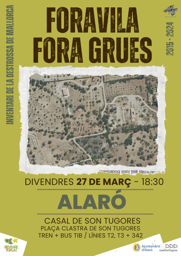 Conferència “Foravila fora grues” a càrrec de Terraferida