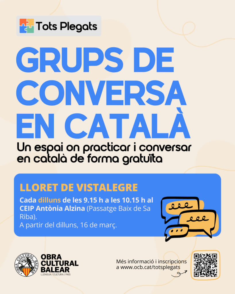 Grup de conversa en català a Lloret