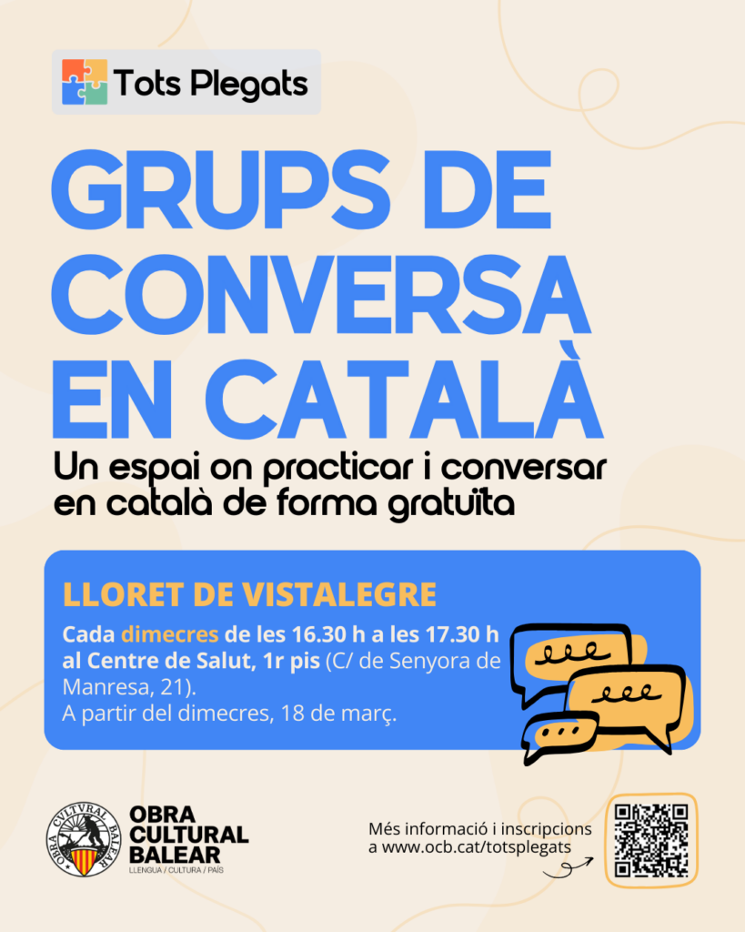 Grup de conversa en català a Lloret