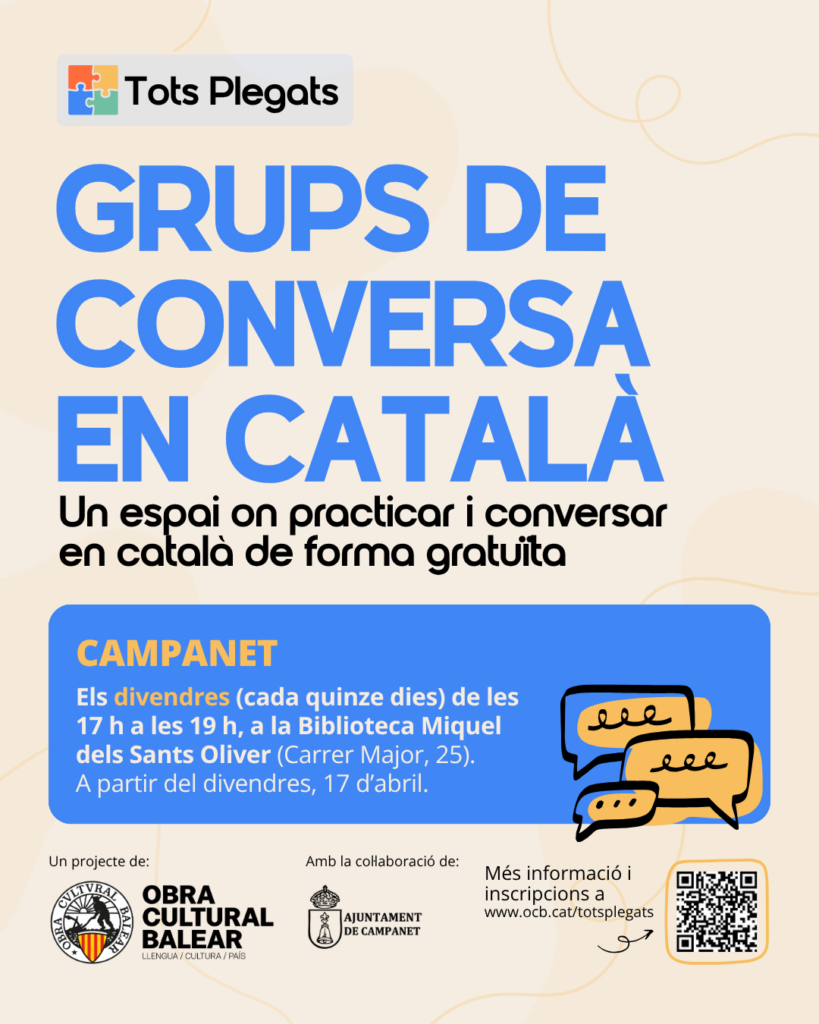 Grup de conversa en català a Campanet