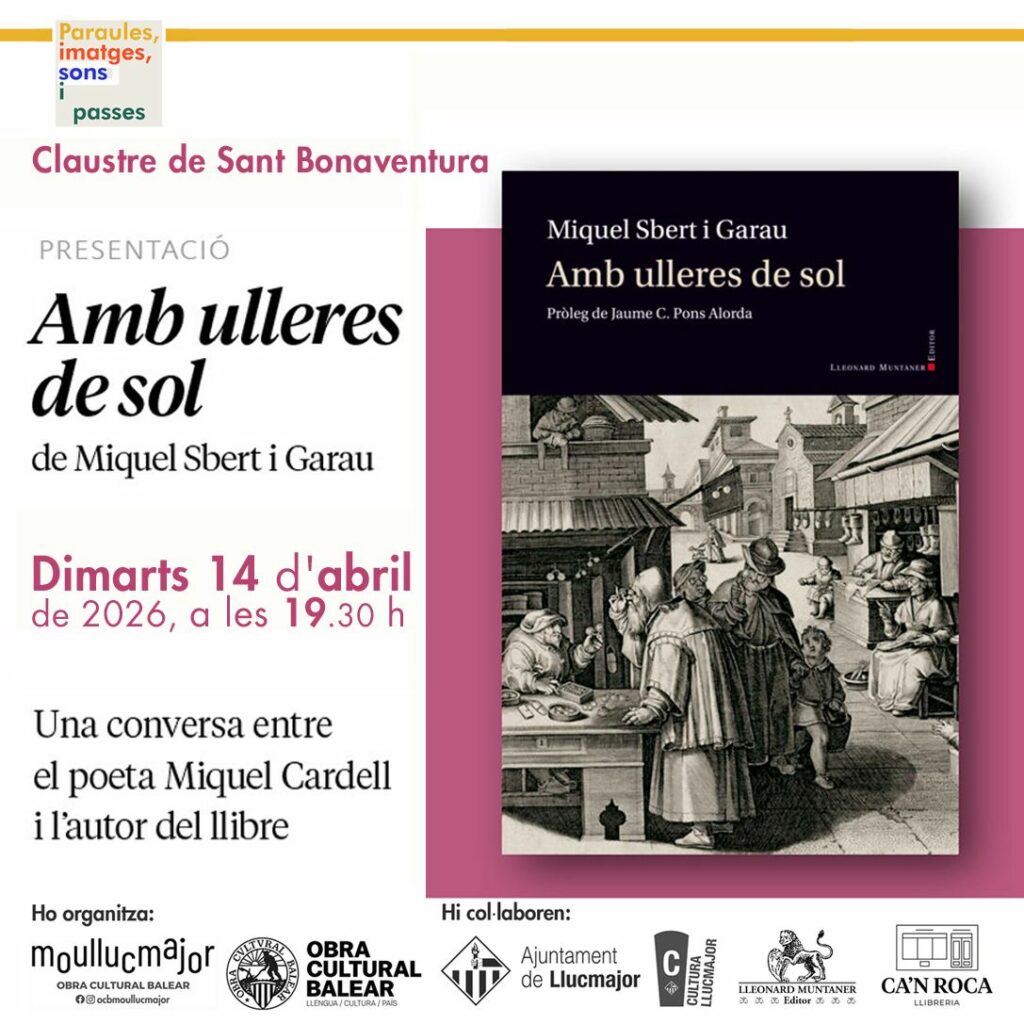 Presentació del llibre “Amb ulleres de sol” de Miquel Sbert i Garau