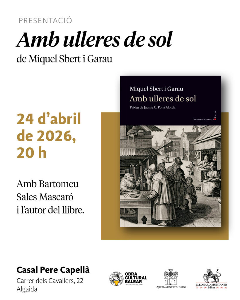 Presentació del llibre “Amb ulleres de sol” de Miquel Sbert