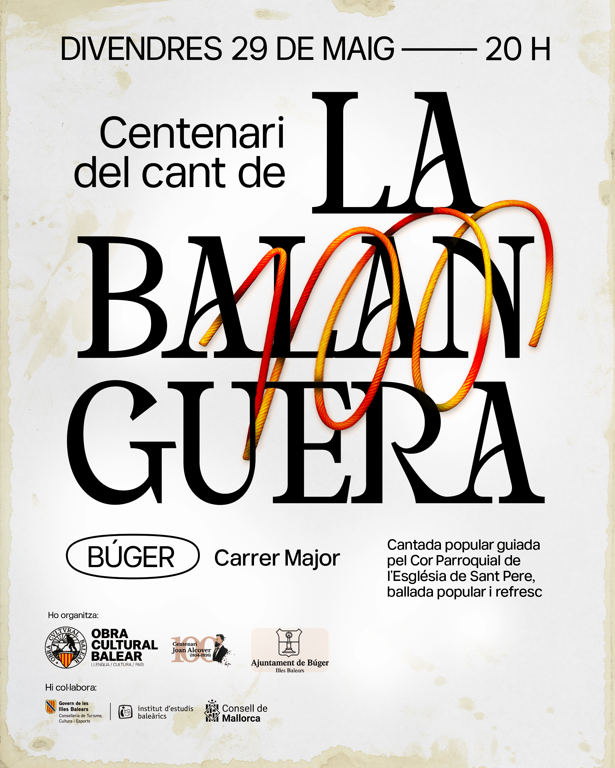 Cantada simultània de La Balanguera a Búger