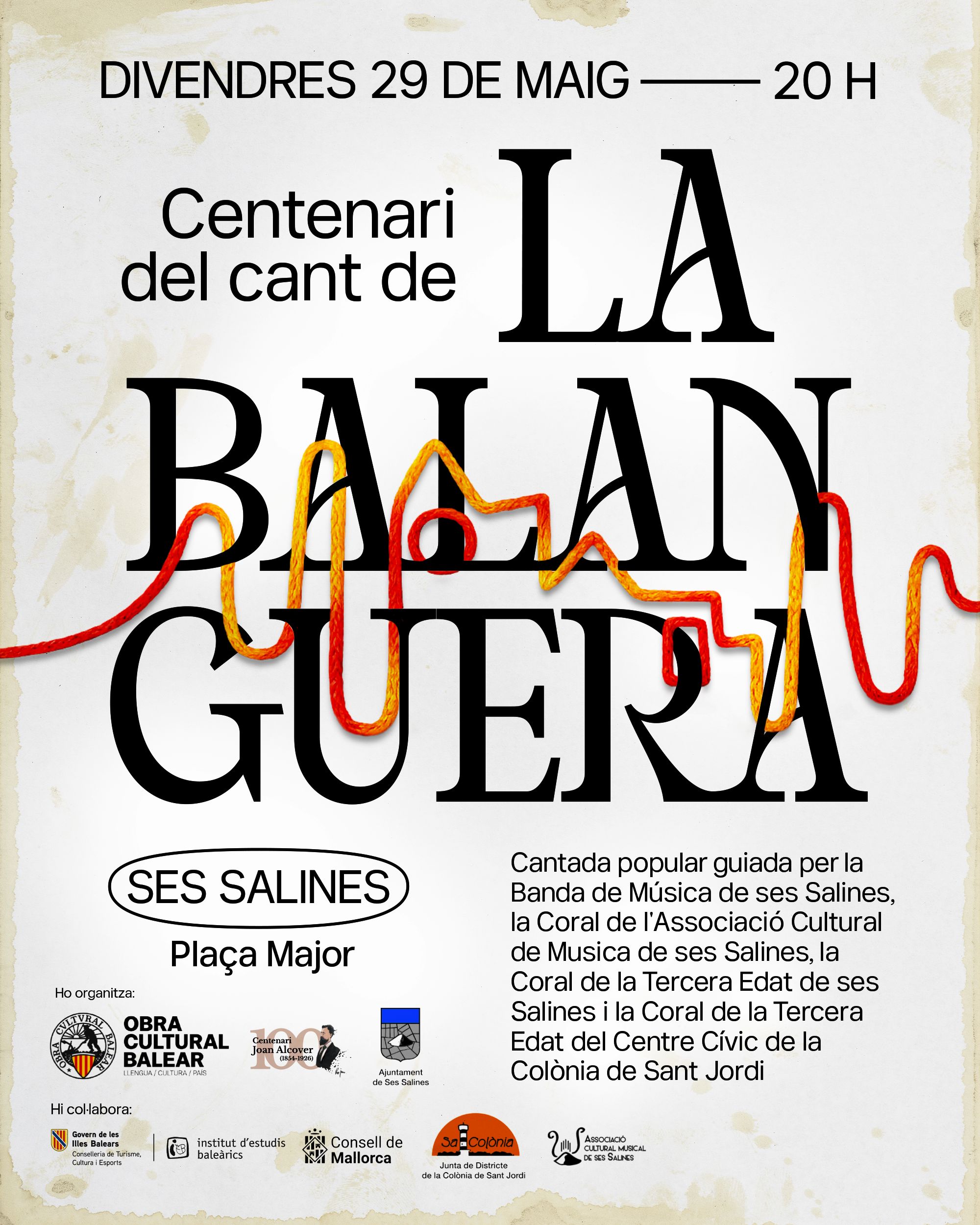 Cantada simultània de La Balanguera a ses Salines