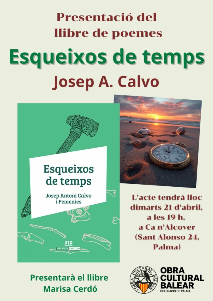 Presentació del llibre de poemes “Esqueixos de temps” de Josep A. Calvo