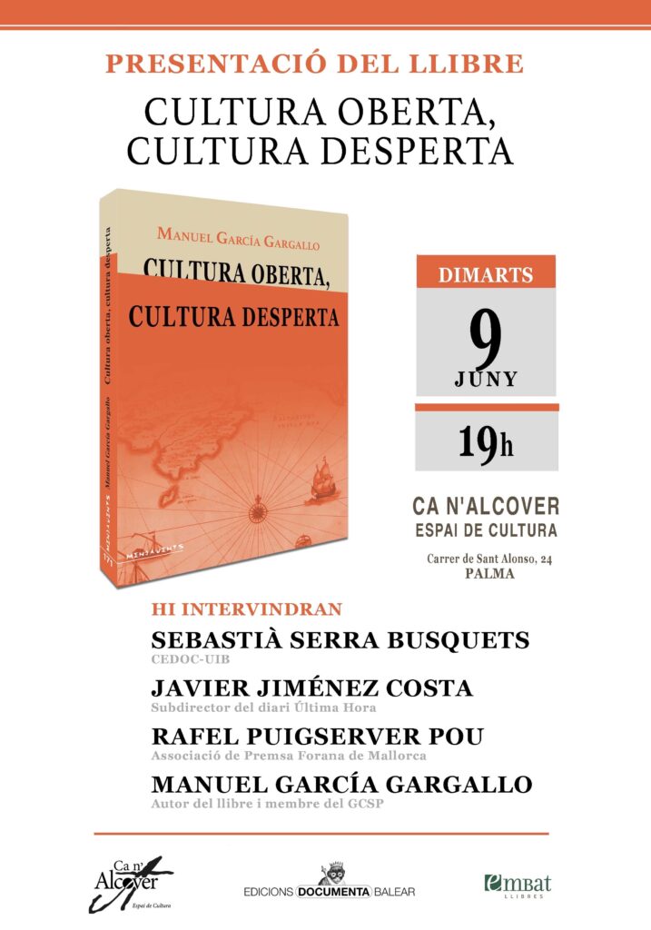 Presentació del llibre “Cultura oberta, cultura desperta”