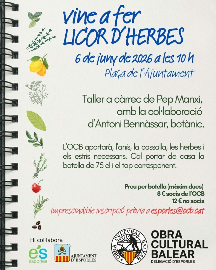 Taller de licor d’herbes