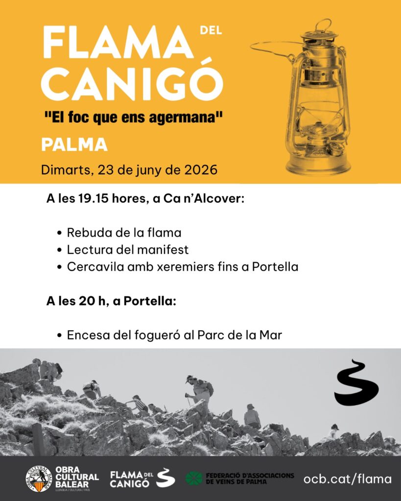 Flama del Canigó – Palma
