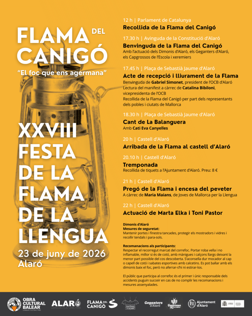Flama del Canigó – Alaró