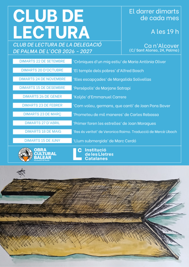 Club de lectura «Cròniques d’un mig estiu» de Maria Antònia Oliver