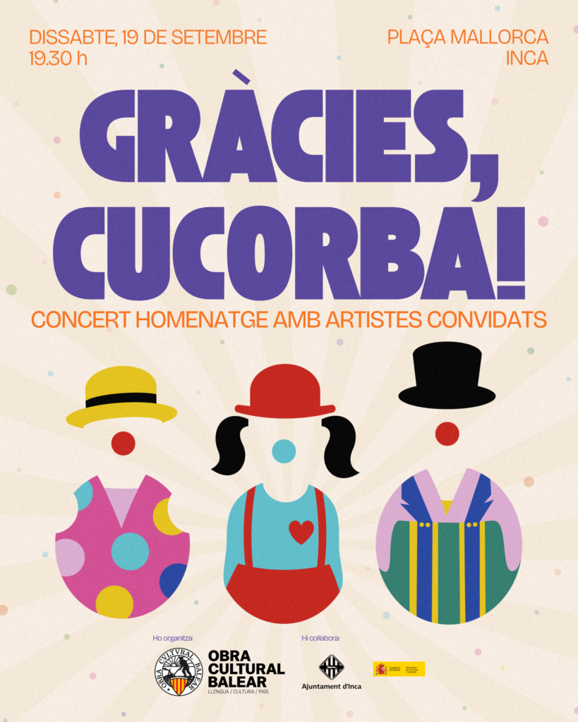 «Gràcies, Cucorba!». Gran concert homenatge amb artistes convidats