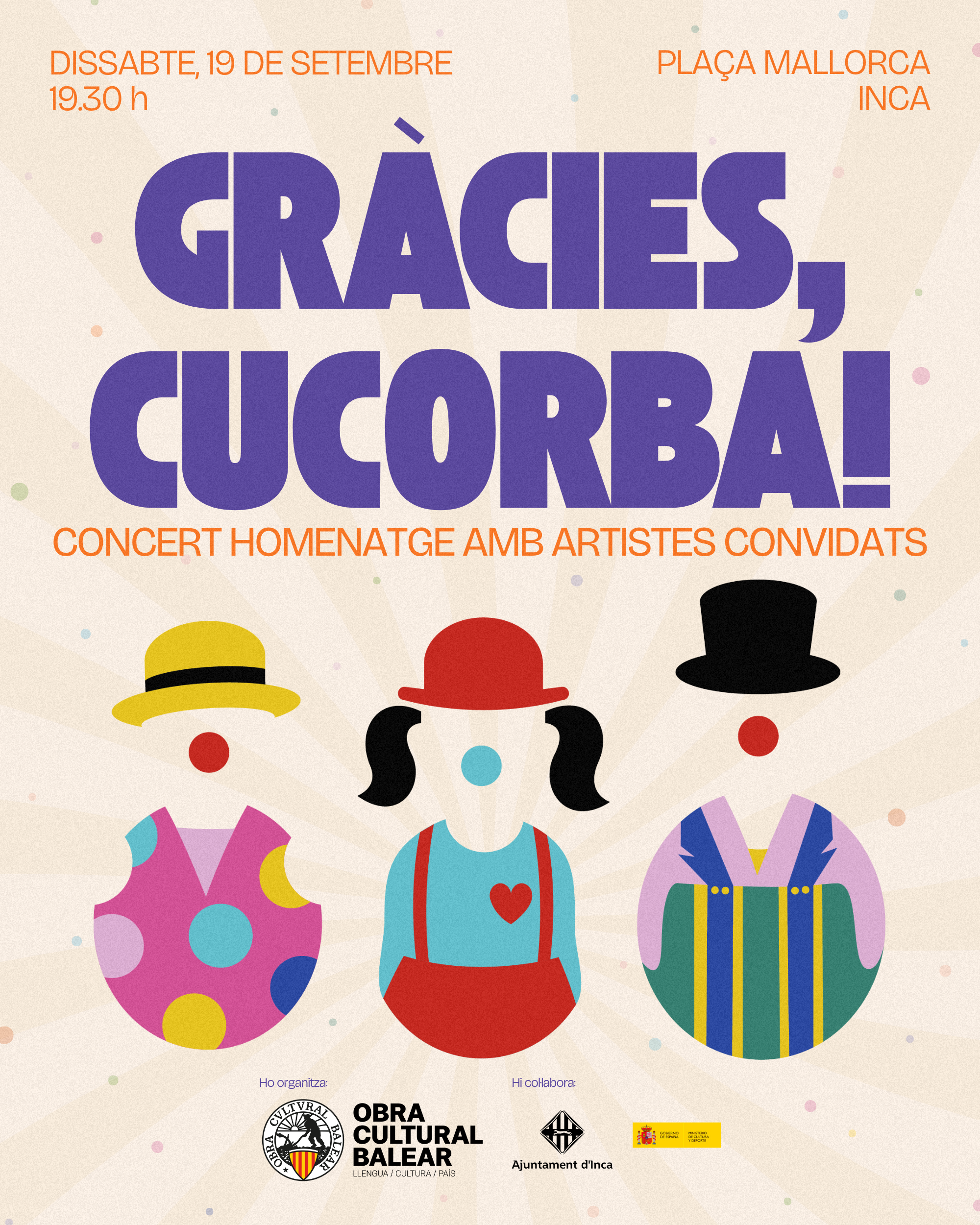 L’OCB impulsa “Gràcies, Cucorba”, un gran concert homenatge a Cucorba amb artistes convidats de renom 