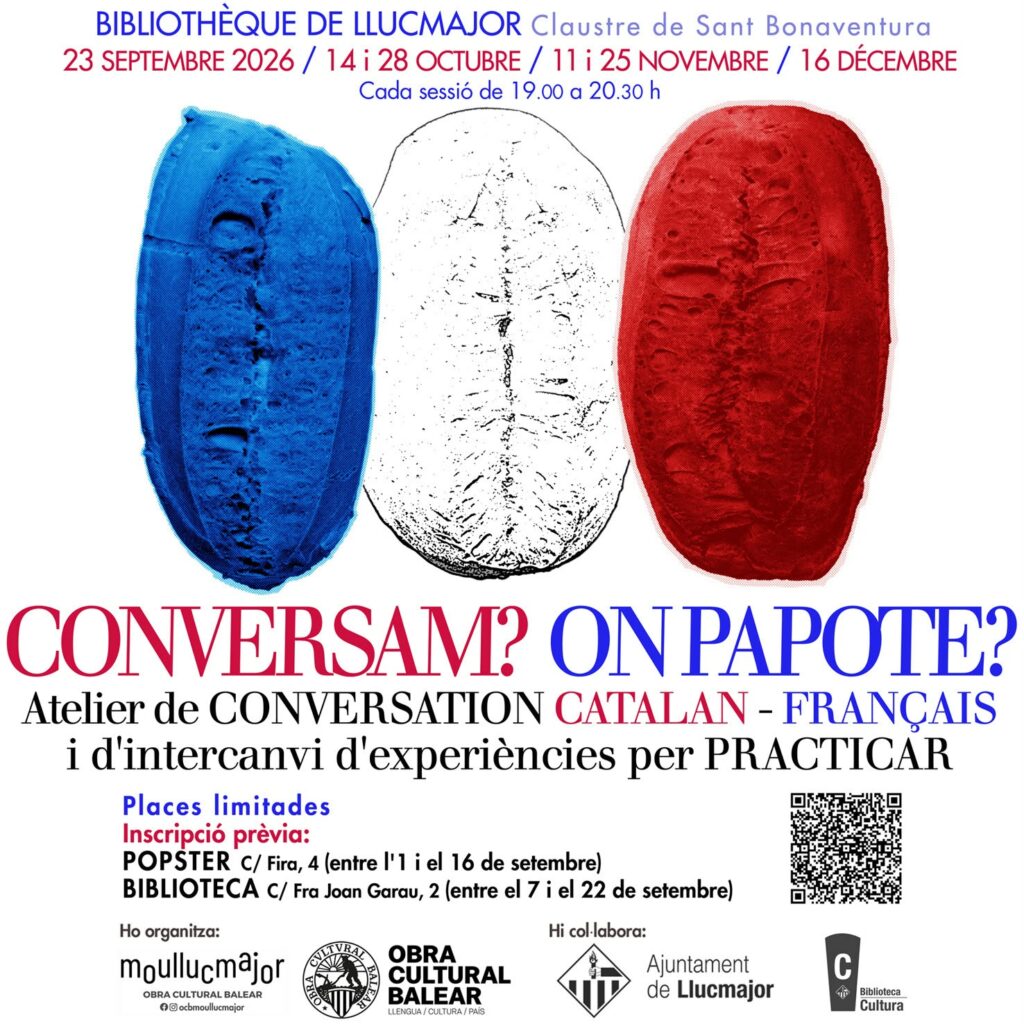 Conversam? On papote? Atelier de conversació català-français i d’intercanvi d’experiències per practicar