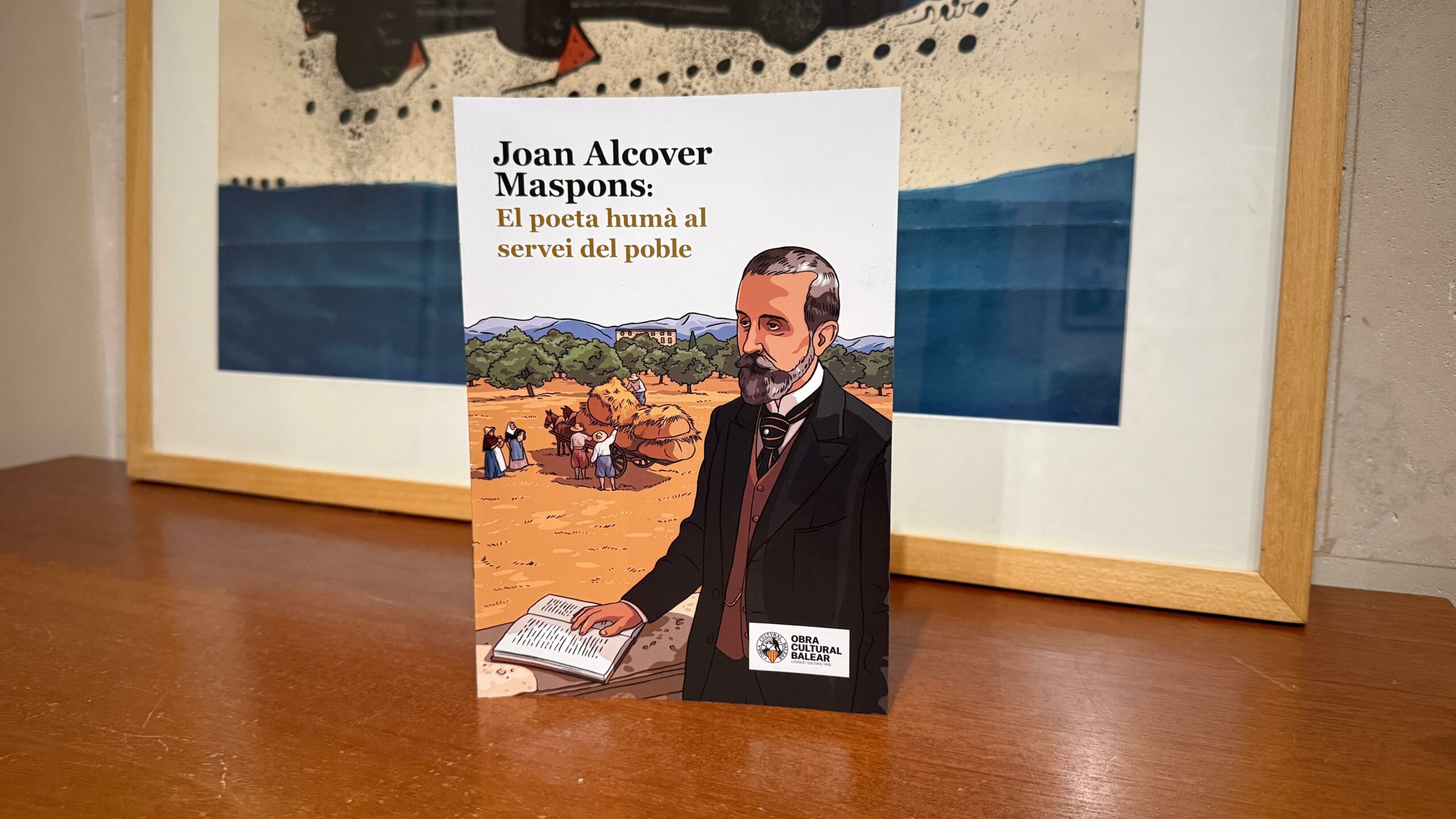 L’OCB acosta Joan Alcover als centres educatius de Mallorca amb un nou quadernet didàctic il·lustrat