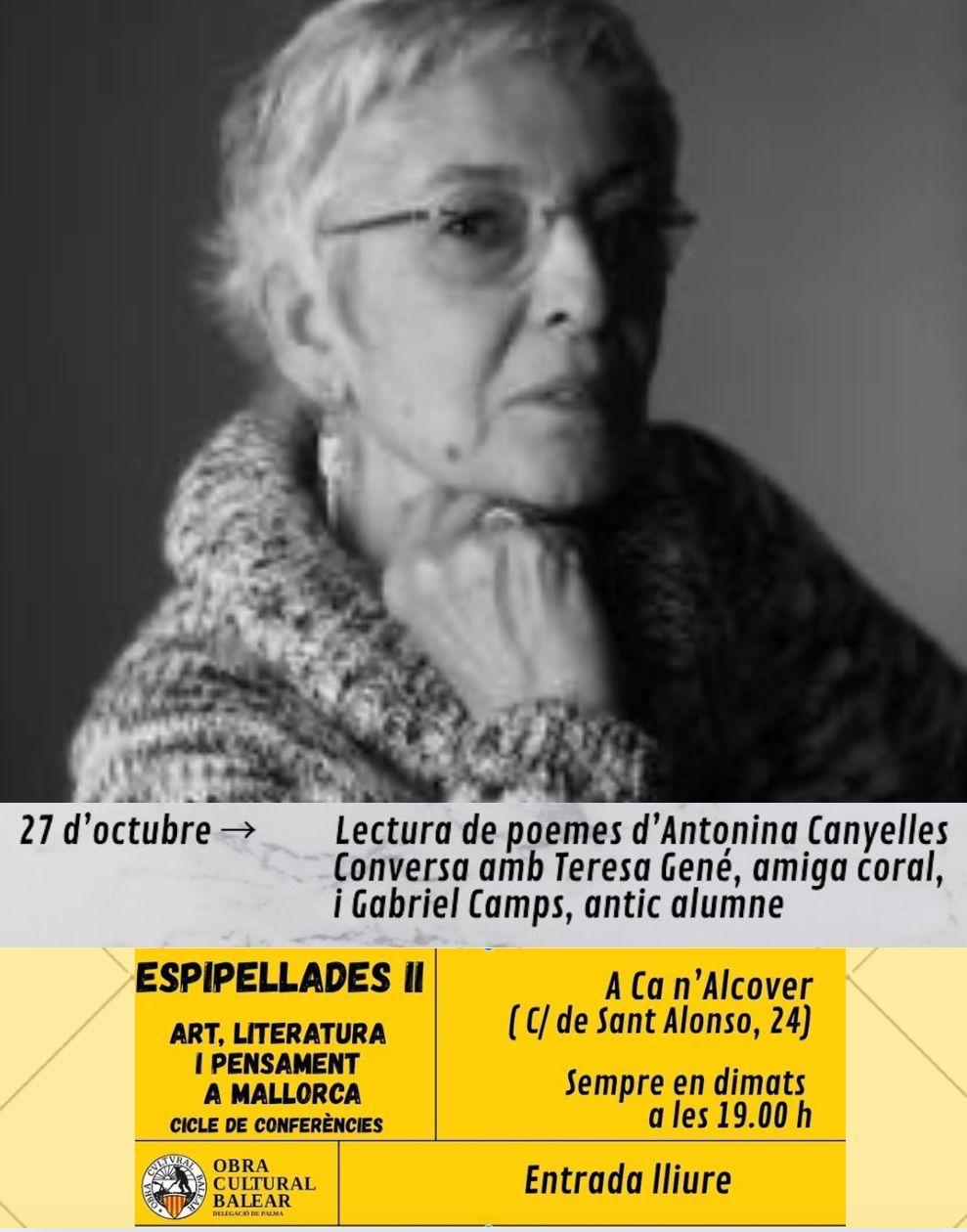 2026.10.27 – Espipellades II. Lectura de poemes d’Antonina Canyelles (PALMA)